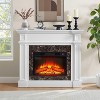 Decorative Fireplace Mantel (NOT INCLUDED 23" FIREPLACE) - 4 of 4