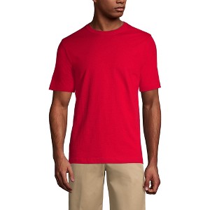 Lands' End School Uniform Men's Short Sleeve Essential T-shirt - 1 of 2