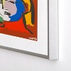 Marin Vaan Zaal Helene in Red Modern Female Metal Framed Art Print - Deny Designs - 4 of 4