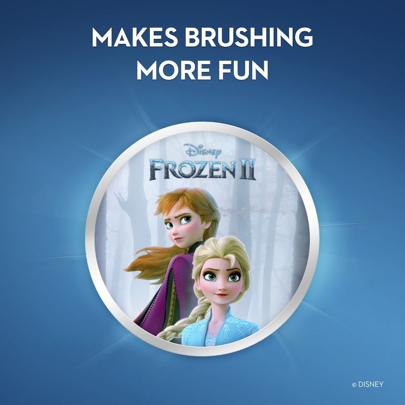 Oral-B Kid&#39;s Battery Toothbrush featuring Disney&#39;s Frozen, Soft Bristles, for Kids 3+&#160;, 5 of 12
