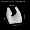 Unique Bargains Plastic Wear Resistance Anti-Slip Aging Resistance Chair Legs Tips - 2 of 4