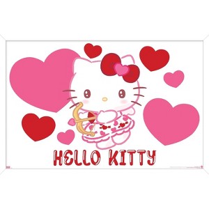 Trends International Hello Kitty: 25 Valentine's Day - Bow Framed Wall Poster Prints - 1 of 4