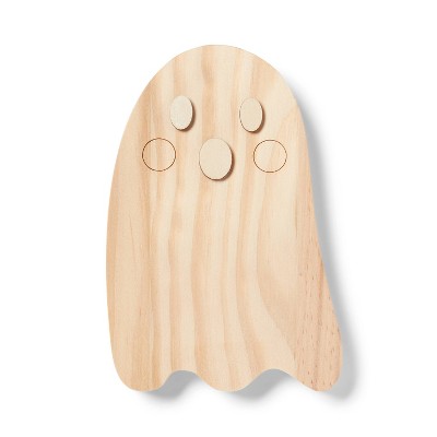 Halloween Craft Ghost Wood Base - Mondo Llama™