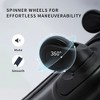 100% ABS Lightweight Suitcase with 360° Spinner Wheels, Telescoping Handle & Spacious Interior Durable, Secure Travel Luggage Set - 4 of 4