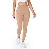 Pack of 3 High Waist Women Legging with Side Pockets , Super Soft , Durable & Breathable Body Contour Women Bottoms (SMALL _ Black , Beige & Taupe) - 2 of 4