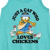 - Garfield - Just A Cat Who Loves Chickens Graphic Sleeveless Aline Dress - 2 of 3