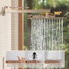 Itopfox Shower System, Brushed Nickel Shower Faucet Set with High Pressure Rain Shower Head, Wall Mounted Shower Trim Kit and Valve - 4 of 4
