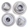 Elanze Designs Chic Ribbed Modern Thrown Pottery Look Ceramic Stoneware Plate Mug & Bowl Kitchen Dinnerware 16 Piece Set - Service for 4, Slate Grey - 3 of 4