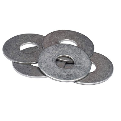 Bolt Dropper Stainless Steel Flat Fender Washers, 1/4 x 1-1/4 Inch, 100 Pack