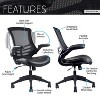 CAVINAS Executive Office Chair Ergonomic Computer Chair with Breathable Mesh Back and Adjustable Armrests, Desk Chair for Study, Home Office - 2 of 4