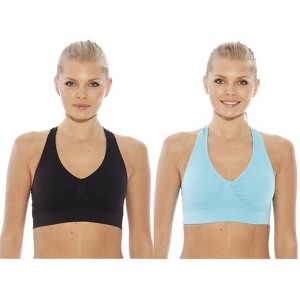 Just Intimates Racerback Sports Bra (Pack of 2) - 1 of 3