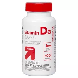 Vitamin D3 Dietary Supplement Softgels - up & up™