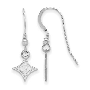 Black Bow Jewelry Sterling Silver Furman Paladins NCAA Dangle Earrings - 1 of 3