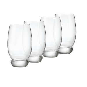 Luigi Bormioli Backdoor 20's DOF Whiskey Glasses - Set of 4, 15.25 Oz. Tumblers - Crafted in Italy with Ultra-Clear & Durable Lead-Free Crystal - 1 of 4