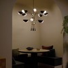 Arcus 46.25 Inch 12 Light Chandelier in Champagne Bronze with Black - 2 of 3