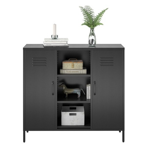 Shadwick metal deals locker end table