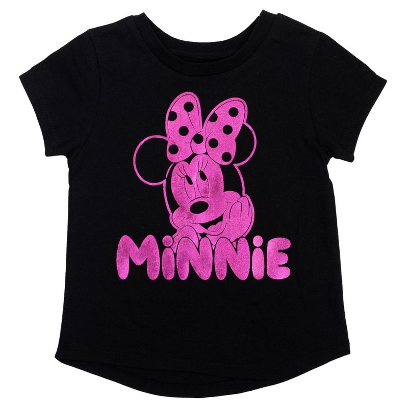 Disney Minnie Mouse Girls Pullover T-Shirt Toddler to Big Kid, 3 of 7