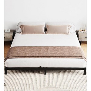 6 Inch Full Metal Bed Frame with Under Bed Storage, Heavy Duty Mattress Foundation, Easy Assembly, No Box Spring Needed - 1 of 4