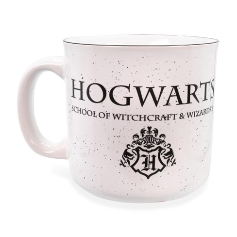 Silver Buffalo Harry Potter Hogwarts Logo Ceramic Camper Mug