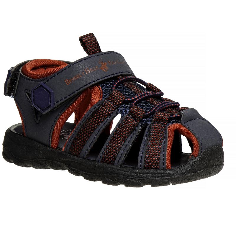 Beverly Hills Polo Club Boys Closed Toe Sport Sandals Summer Shoes for Walking Hiking Outdoor (Little Kid), 1 of 8