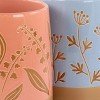 Gibson Home Garcelle 4 Piece 18 Ounce Round Stoneware Mug Set in Assorted Designs and Colors - 4 of 4