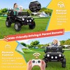 JOYRACER 24V 2-Seater Ride-On Toys Truck for Kids, 4×200W Motors, Electric Toys Car w/ 4 Wheels Spring Suspension, 3 Speeds, LED, Bluetooth Music - 4 of 4