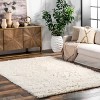 nuLOOM Elena Greek Flokati Shag Rug Cream - image 2 of 4