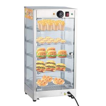 Commercial Food Warmer Display Case Countertop Pizza Cabinet