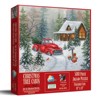 Sunsout Christmas Tree Cabin 500 pc Christmas Jigsaw Puzzle 69454 - 2 of 4