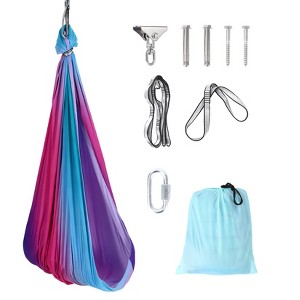 Sensory Swing with 360° Swivel, Double Layer Therapy Cuddle Hammock for Kids & Adults, Holds 300 LB, Indoor & Outdoor Use.(59x55 in) - 1 of 4