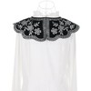 Elerevyo Women Blouse Detachable Neck Ruff Fake Dickey Collar 1 Pc - 3 of 4