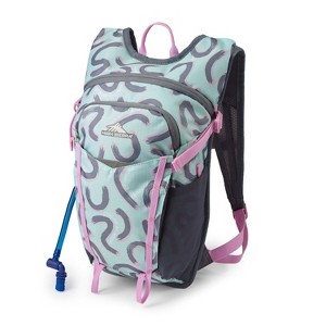 High Sierra Hydrahike 2.0 8L Youth Hydration Water Backpack with Insulated Reservoir Pocket for Hiking, Running, Climbing, or Cycling, Curious Teal - 1 of 4