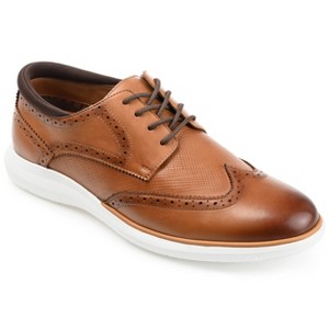 Thomas & Vine Savage Embossed Wingtip Derby - 1 of 4