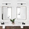 Dewdrop Modern LED Bathroom Vanity Light Black Wall Mount Fixture Over Mirror Lighting for Bathroom Makeup Dressing - 4 of 4