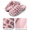 Womens Fuzzy Slippers Comfort Fluffy Slip-on House Slippers - 4 of 4