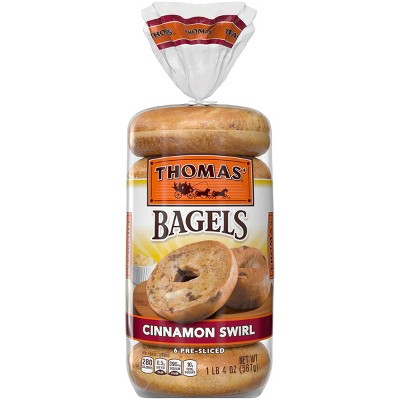 Thomas' Cinnamon Swirl Bagels - 20oz/6ct