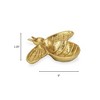 HomeRoots 8" Gold Bumble Bee Cast Iron Vanity Tray - 3 of 4