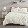 3Pcs Duvet Set, Solid Bedding Set, Polyester Bed Comforter - 2 of 4