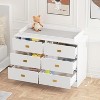 Acekool Nursery Dresser & Changing Table - Safe 6-Drawer Baby Storage - 4 of 4