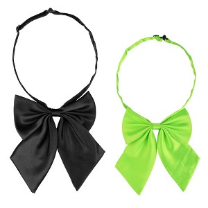 Allegra K Women's Pre-tied Adjustable Neck Strap Cute Bowknot Bow Ties 2 Pcs - 1 of 4