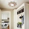 Parrot Uncle 21.6" Farmhouse White LED Ceiling Light Flush Mount Light - 3 of 4