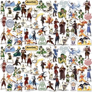 Avatar The Last Airbender Vinyl Large Deluxe Stickers Variety Pack - Set of 100 - 1 of 4