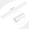 Unique Bargains Lamp Lantern Water Cooling System Acrylic Round Pipe Clear 18" - 2 of 4