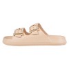 FOAMWALK Womens' Sandals - Comfortable Double Buckle Beach Slides, Everyday Women's Slide Sandals - 3 of 4