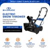 Snow Joe Corded Electric Snow Blower, 15-Amp Motor, 21" Clearing Path - Single-Stage Walk-Behind Thrower w/ 20 Feet Throwing Distance & LED Light for - 3 of 4