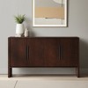 4 Door Sideboard, Large Storage Cabinet with Adjustable Shelves and Long Handles,Buffet Cabinet for Kitchen Dining Room Living Room - Leovsnove - 2 of 4