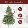 King of Christmas Artificial Christmas Tree Unlit, Rushmore Fir Artificial Xmas Tree with Metal Stand - 2 of 4