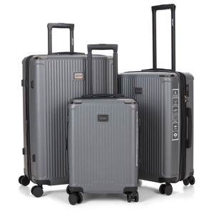 ROBERTO CAVALLI YUMA Luxury 3 Piece Luggage Set, Expandable Hard Shell Suitcases with 8 Spinner Wheels, Combination Lock Large Suitcase Set - 1 of 4