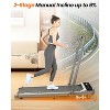 LLHZSY Home Folding Treadmill with Pulse Sensor - 4 of 4