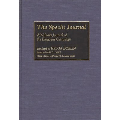 The Specht Journal - (Contributions in Military Studies) (Hardcover)